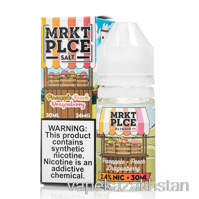 Vape Smoke Pineapple Peach Dragonberry - MRKT Salts - 30mL 24mg